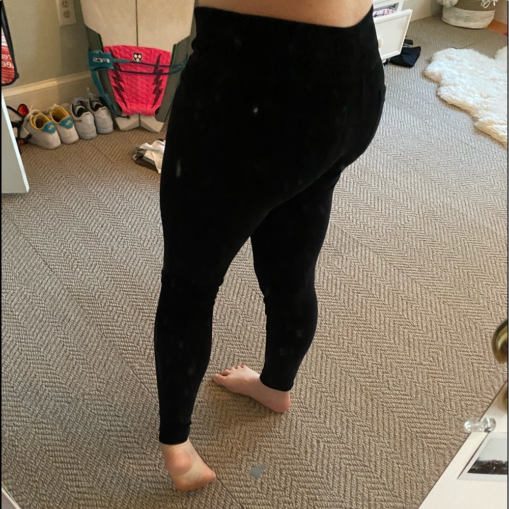 soft black leggings.